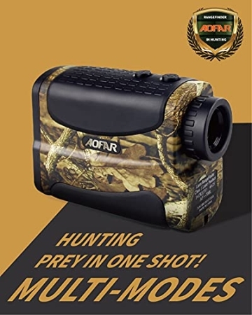 AOFAR HX-700N Golf Entfernungsmesser Jagd 700 Yards Wasserdicht bogenschießen entfernungsmesser, Entfernungs- und Geschwindigkeitsmodus,Freie Batterie,Handtasche, range finder - 4