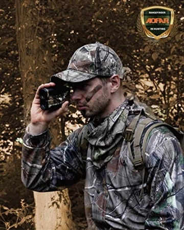 AOFAR HX-700N Golf Entfernungsmesser Jagd 700 Yards Wasserdicht bogenschießen entfernungsmesser, Entfernungs- und Geschwindigkeitsmodus,Freie Batterie,Handtasche, range finder - 5