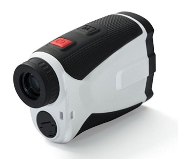 Golflaser.de - Golf Laser Entfernungsmesser Birdie 1300 Pro White - FlagFinder - 1300m Reichweite - Wasserabweisend - Rangefinder RocketGolf - 2