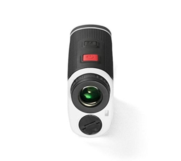 Golflaser.de - Golf Laser Entfernungsmesser Birdie 1300 Pro White - FlagFinder - 1300m Reichweite - Wasserabweisend - Rangefinder RocketGolf - 3
